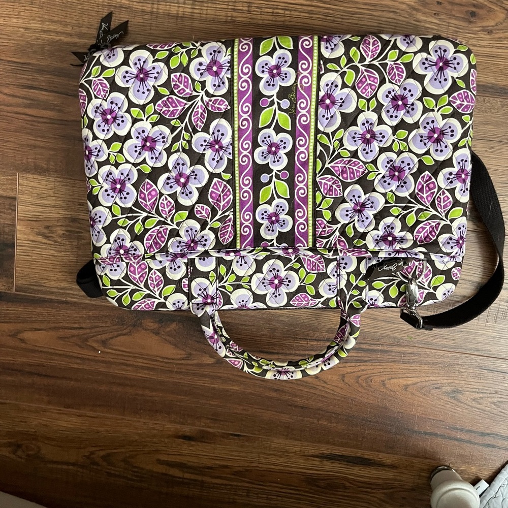Purple hard case for a large laptop